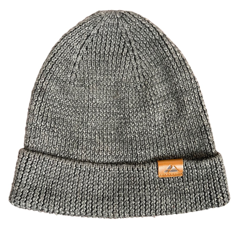Danish Endurance Merino Wool Blend Cuffed Beanie Grey One Size